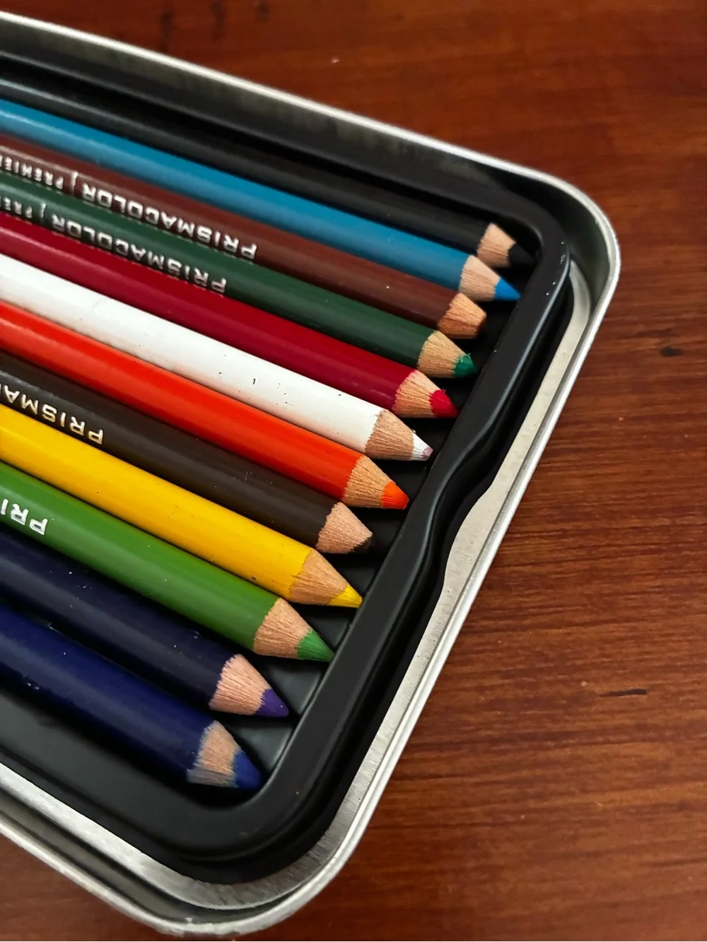 New Prismacolor Premier Soft Core Colored Pencils 12 Count Tin